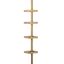 Gold 4-Tier Tension Mount Corner Shower Caddy