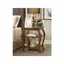 Versatile Becci Walnut End Table with Dual Open Shelves