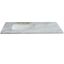 43" White Carrara Marble Countertop with Ceramic Sink