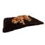 Dark Chocolate Large Shag Fur Pet Blanket 30x40