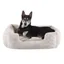 Large Orthopedic Elevated Vegan Faux Fur Dog Bed