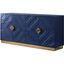 Navy 65" Wood Sideboard with Gold Accents and Soft-Close Drawers