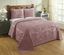 Elegant Trevor Pink Cotton Queen Bedspread Set with Medallion Design