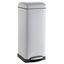 Fog Gray 8-Gallon Fingerprint Resistant Step-Open Trash Can