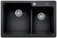 Anthracite 33" Dual Mount Double Bowl Granite Composite Sink