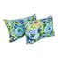 Lesandra Sunblue Rectangular Spun Poly Outdoor Pillows Set