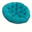 Plush Aqua Blue Microsuede Papasan Cushion 44" Comfort Fit