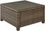 Bradenton Brown Wicker and Steel Square Coffee Table