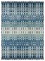 Seaglass Blue Chenille 5' x 7'6" Easy-Care Rectangular Area Rug