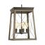 Briarwood Antique Bronze 4-Light Farmhouse Foyer Pendant