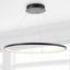 Brice Matte Black 23.75" Integrated LED Modern Drum Pendant