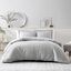 Pierce Waffle Light Grey Cotton Twin Comforter Set