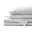 Navy Anchors King Cotton Percale Sheet Set