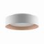 Lynch Contemporary 15.75" Frosted Glass White Flush Mount Ceiling Light