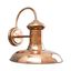 Brookside Vintage Copper Lantern Wall Sconce, 14" Dimmable