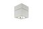 White Aluminum LED Square Flush Mount Ceiling Light