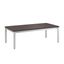 Storm Gray Rectangular Wood and Metal Coffee Table