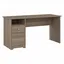 Ash Gray Contemporary 60" Home Office Desk with Drawers