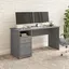 Cabot Modern Gray 60W Spacious Computer Desk with Drawers