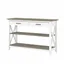 Key West Modern Farmhouse Console Table in Pure White & Shiplap Gray