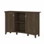 Ash Brown Freestanding Office Storage Cabinet with Adjustable Shelves