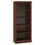 Saratoga Transitional 5-Shelf Adjustable Bookcase in Harvest Cherry