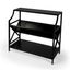 Keats 36" Black Iron 2-Tier Library Bookcase