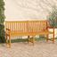 Elegant Acacia Wood Patio Bench with Oil Finish, 70.9"