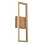 Cole Modern Gold Rectangular Direct Wired LED Wall Sconce