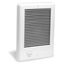 White Electric Wall Heater with Thermostat and Automatic Shut-off