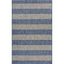 Coastal Charm Gray Synthetic 5' x 7' Indoor/Outdoor Area Rug