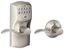 Satin Nickel Electronic Keypad Entry Lever Lock