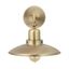 Aged Brass 18'' Dimmable Plug-In Wall Sconce