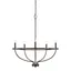 Greyson Urban Bronze 5-Light Taper Candle Chandelier