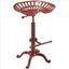 Adjustable Red Metal Backless Swivel Tractor Seat Stool