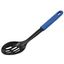 Blue and Black Nylon Slotted Spoon with Plastic Handle, 11.5 inch