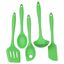 Green Silicone 5-Piece Heat-Resistant Kitchen Utensil Set