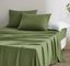 Olive Green Queen Microfiber Deep Pocket 4-Piece Sheet Set