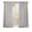 Silver Sheer Voile Grommet Top Window Panel