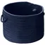 Navy Braided Polypropylene Indoor/Outdoor Utility Basket 14"x10"