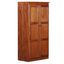 Espresso Oak 60" Office Storage Cabinet with Adjustable Shelves