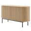 Fortitude 59'' Oak Oval Sideboard with Metal Legs