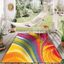 Vibrant Multicolor Abstract Tufted Washable Area Rug