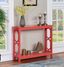 Omega Coral 40" Contemporary Console Table with Geometric Cut-Outs