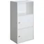 White Particle Board 2-Door Office Storage Cabinet