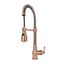 Copper Bronze Pull-Out Spray Kitchen Faucet with Solid Brass Construction