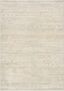 Ivory and Light Grey Synthetic 2' x 3'7" Area Rug