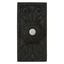 Weathered Black Lighted Designer Doorbell Push Button