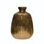 Sophisticated Gold Finish Textured Terra-Cotta Table Vase