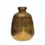 Gold Textured Ceramic Decorative Table Vase, 5.8"